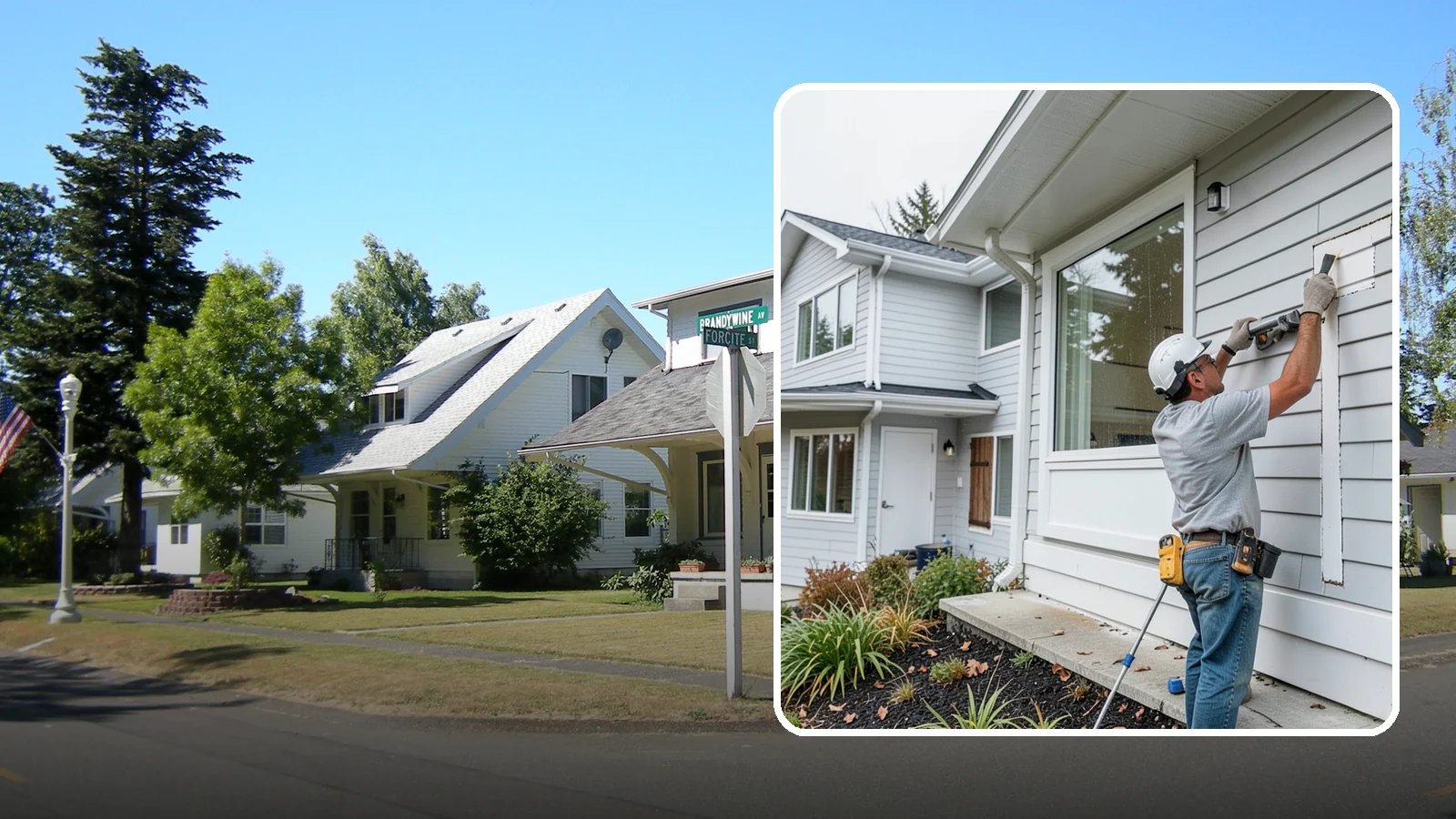 Exterior Caulking in DuPont, Pierce County, WA - Exterior caulking that seals the gaps where wind-driven rain tries to enter your home.