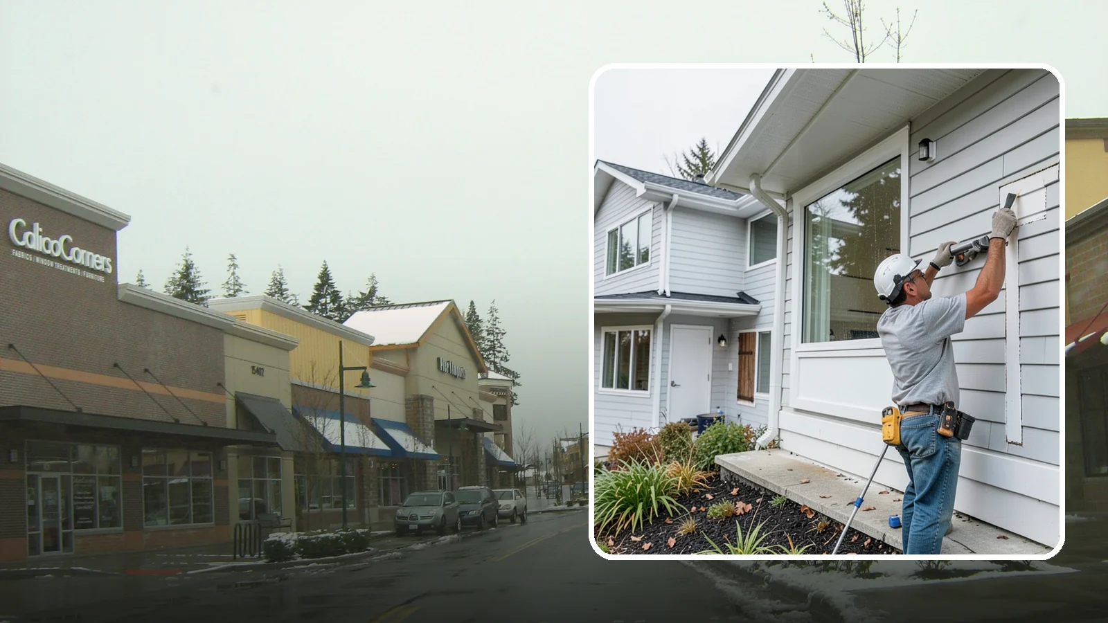 Exterior Caulking in Mill Creek, Snohomish County, WA - Exterior caulking that seals the gaps where wind-driven rain tries to enter your home.