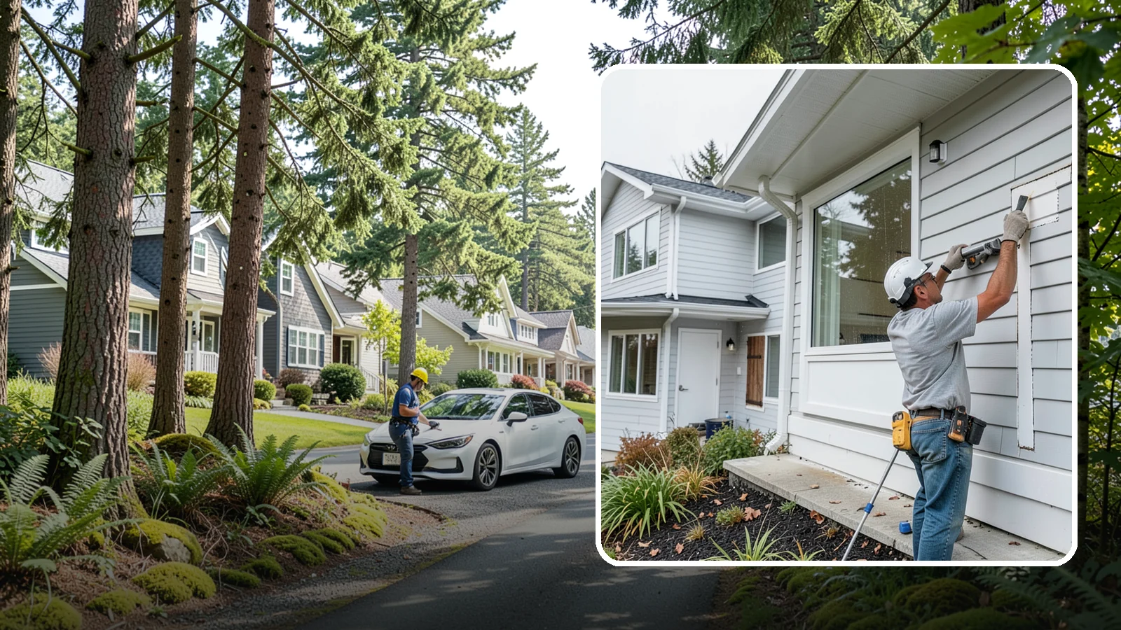 Exterior Caulking in Normandy Park, King County, WA - Exterior caulking that seals the gaps where wind-driven rain tries to enter your home.