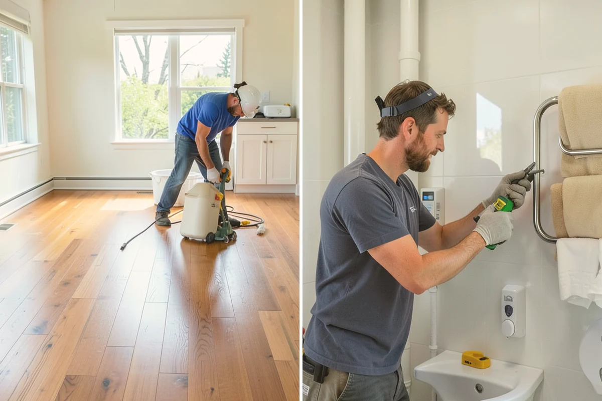 Exterior Door Installation in Algona, King County, WA - Measure the rough opening and assess the existing framing for moisture or rot
