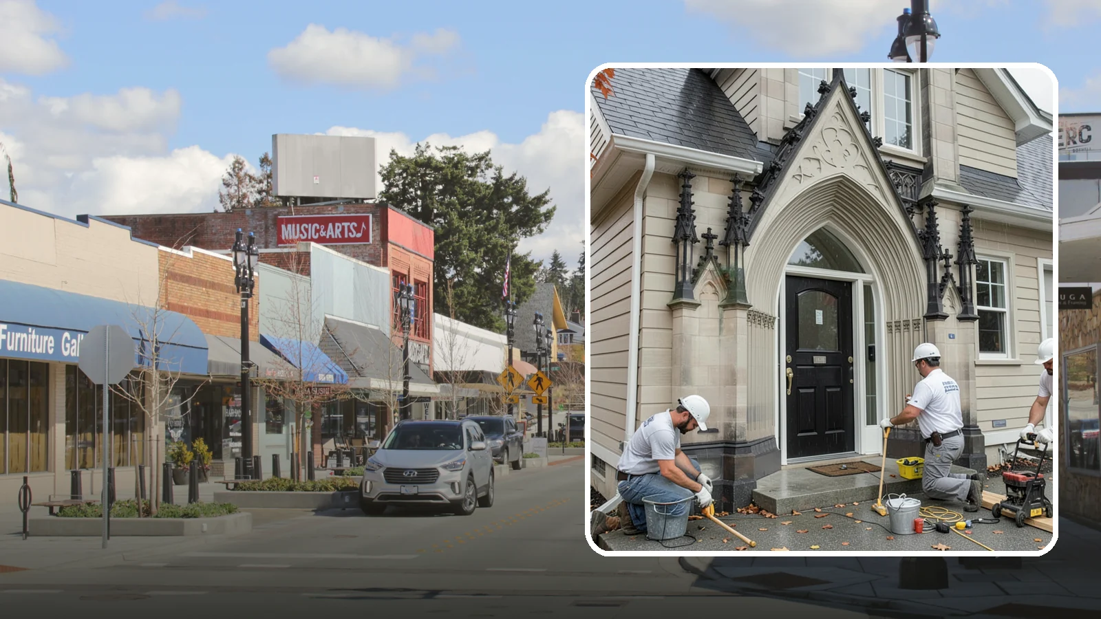 Exterior Door Installation in Bothell, King County, WA - A new exterior door installed to seal out Western Washington's wind-driven rain while boosting your home's curb appeal and energy...