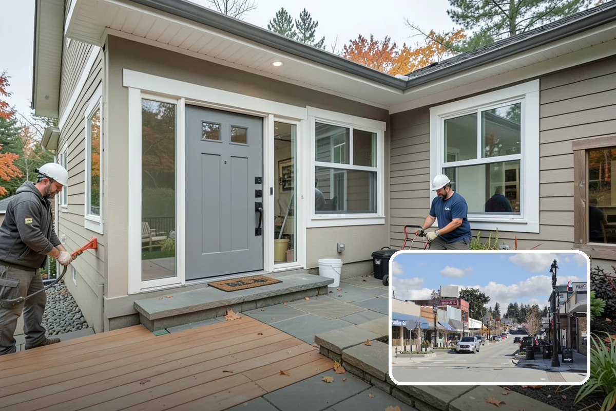 Exterior Door Installation in Bothell, King County, WA - Weather-tight seal that stops wind-driven rain and drafts