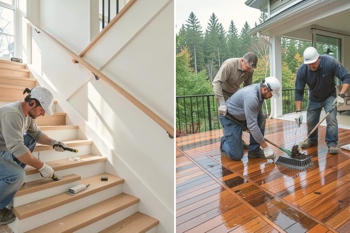 Exterior Door Installation in Bothell, King County, WA - Measure the rough opening and assess the existing framing for moisture or rot
