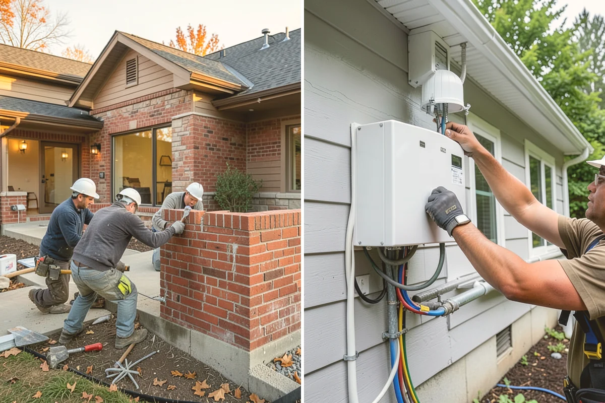 Exterior Door Installation in Brier, Snohomish County, WA - Measure the rough opening and assess the existing framing for moisture or rot