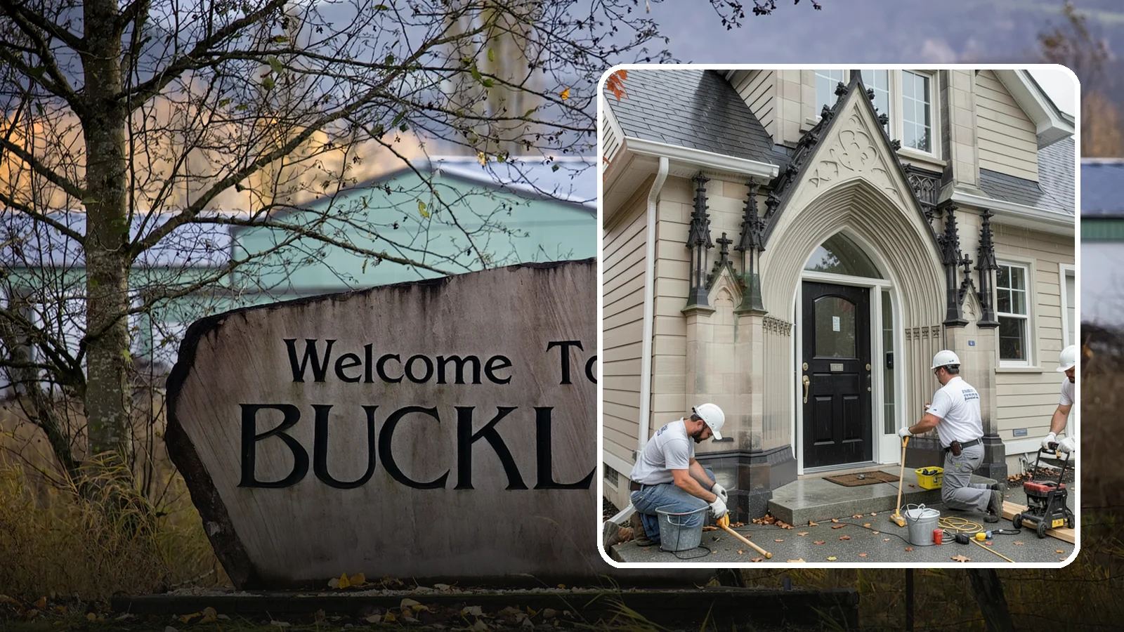 Exterior Door Installation in Buckley, Pierce County, WA - A new exterior door installed to seal out Western Washington's wind-driven rain while boosting your home's curb appeal and energy...
