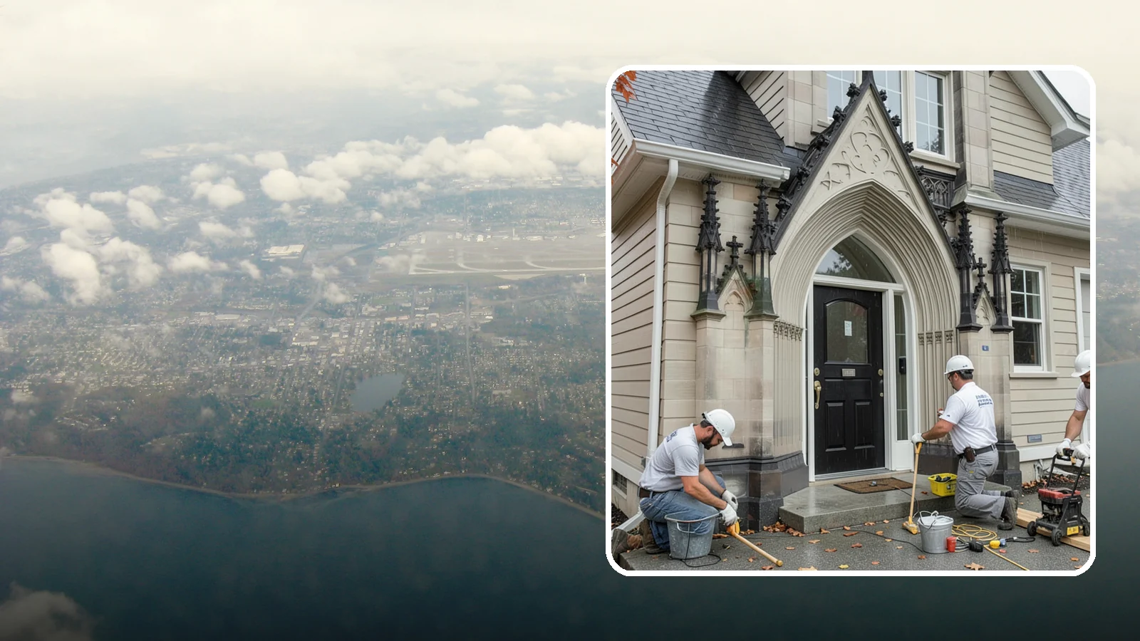 Exterior Door Installation in Burien, King County, WA - A new exterior door installed to seal out Western Washington's wind-driven rain while boosting your home's curb appeal and energy...