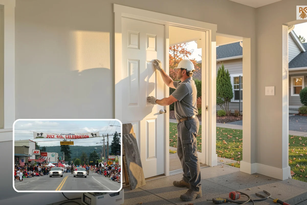 Exterior Door Installation in Carnation, King County, WA - Weather-tight seal that stops wind-driven rain and drafts