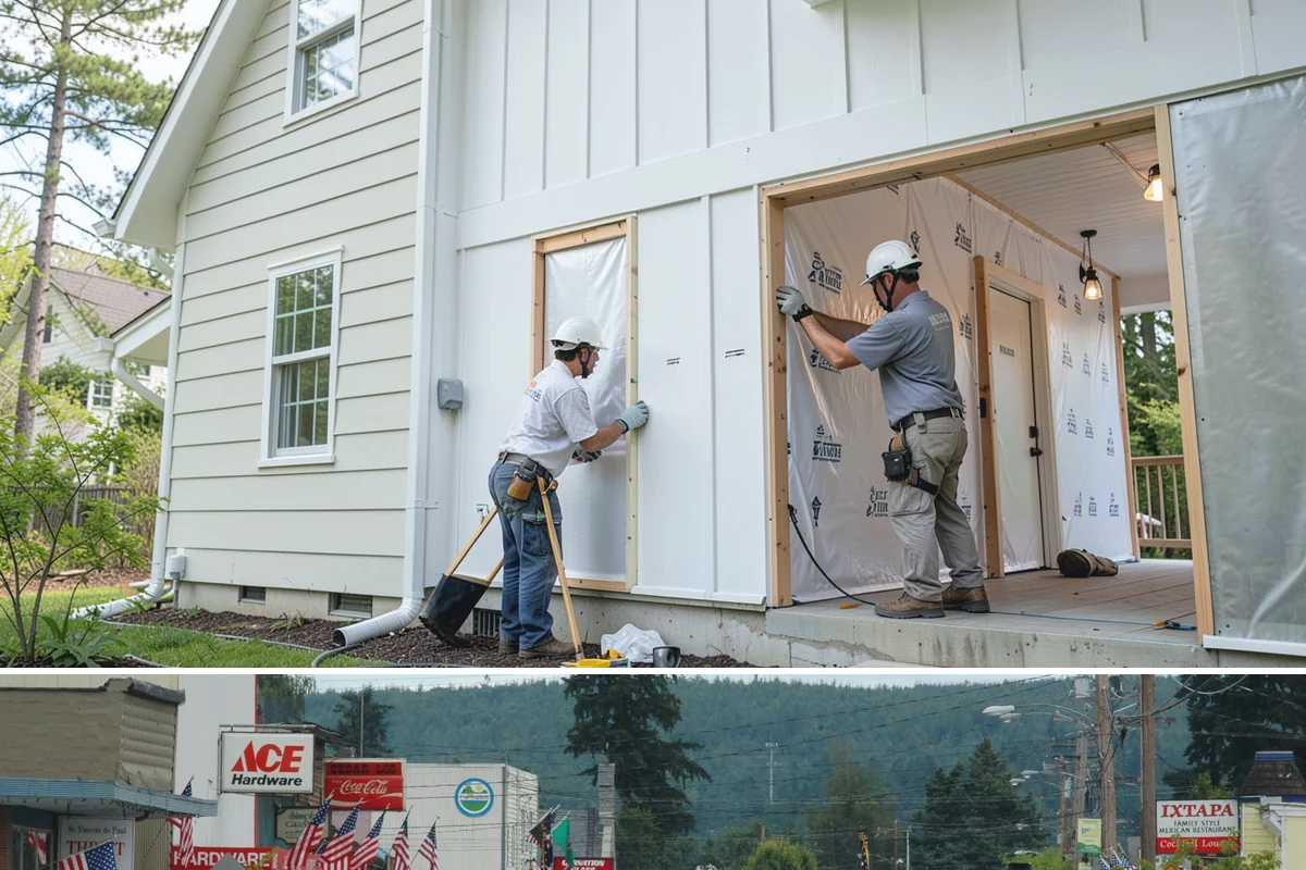 Exterior Door Installation in Carnation, King County, WA - Late spring through early fall offers the driest window to open a wall and keep the interior protected, though we can install...