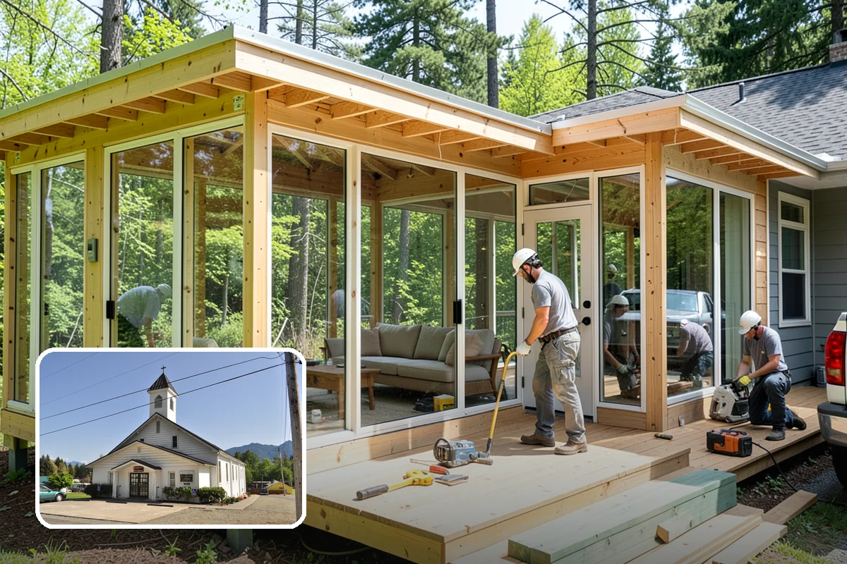 Exterior Door Installation in Concrete, Skagit County, WA - Weather-tight seal that stops wind-driven rain and drafts