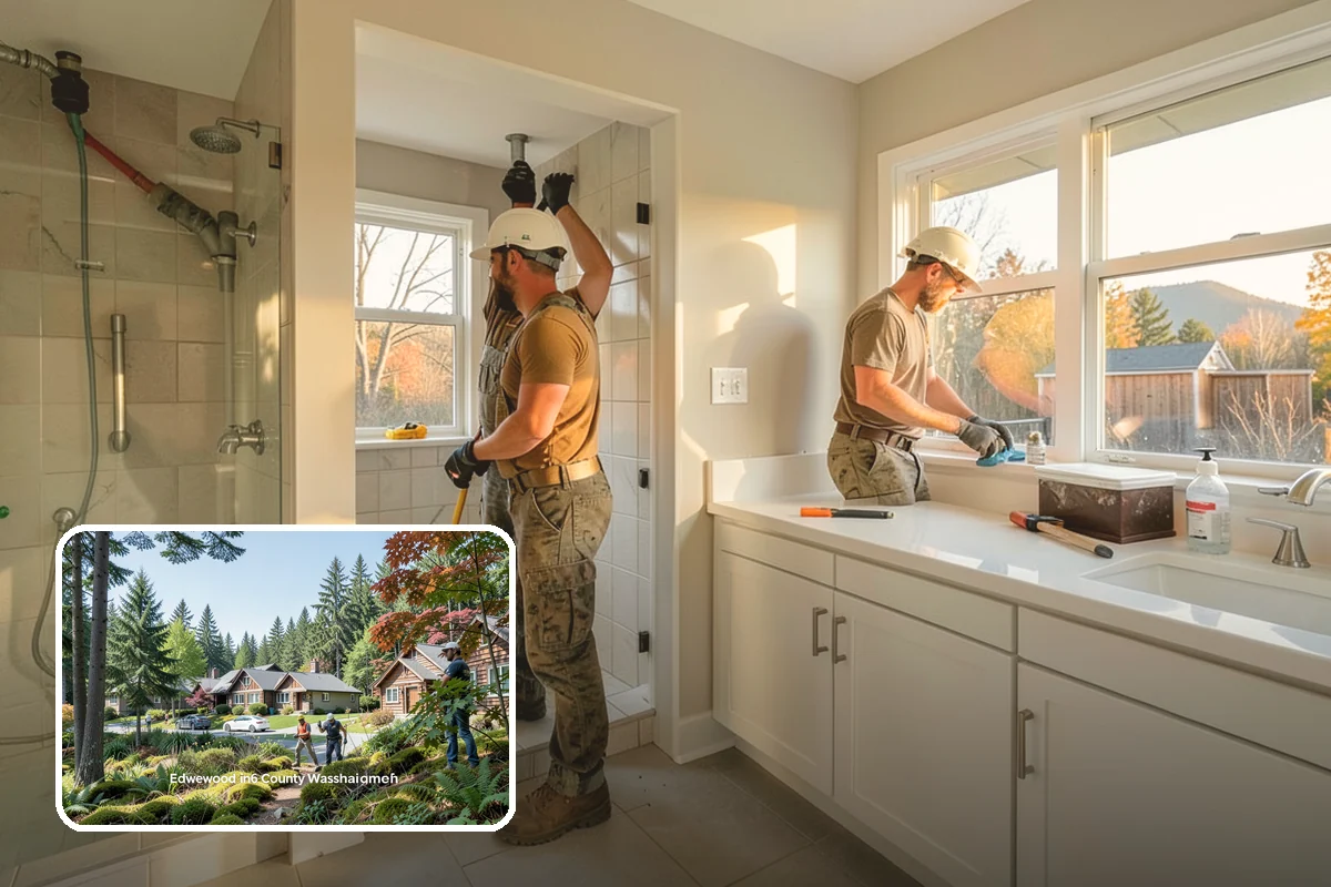 Exterior Door Installation in Edgewood, Pierce County, WA - Weather-tight seal that stops wind-driven rain and drafts