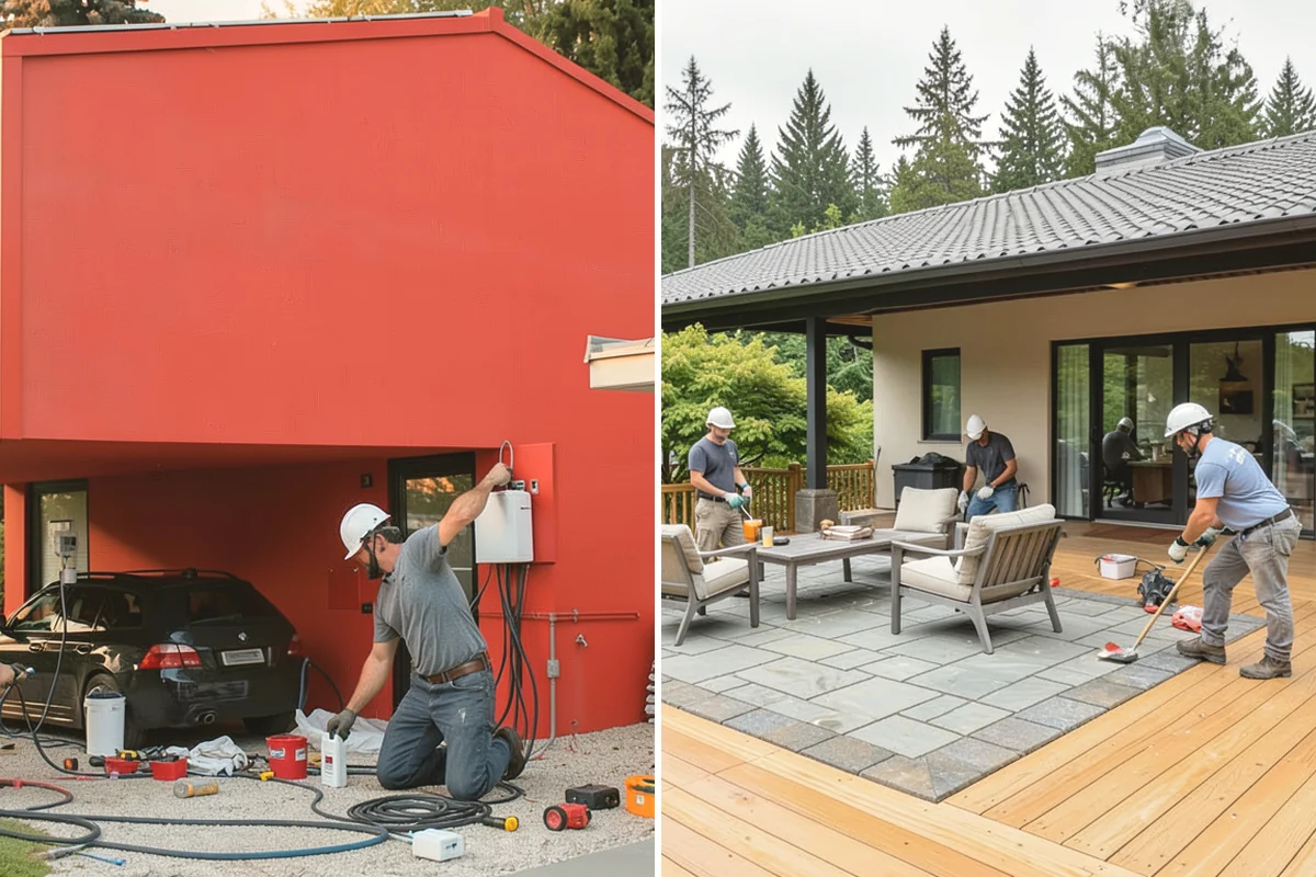 Exterior Door Installation in Edgewood, Pierce County, WA - Measure the rough opening and assess the existing framing for moisture or rot