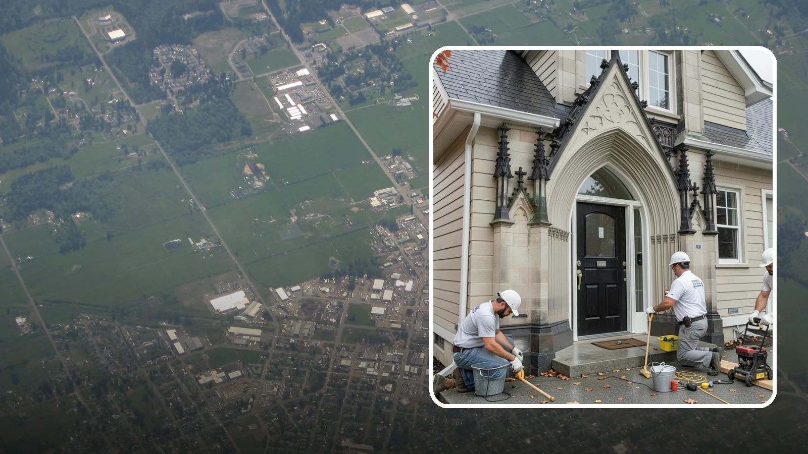 Exterior Door Installation in Enumclaw, King County, WA - A new exterior door installed to seal out Western Washington's wind-driven rain while boosting your home's curb appeal and energy...