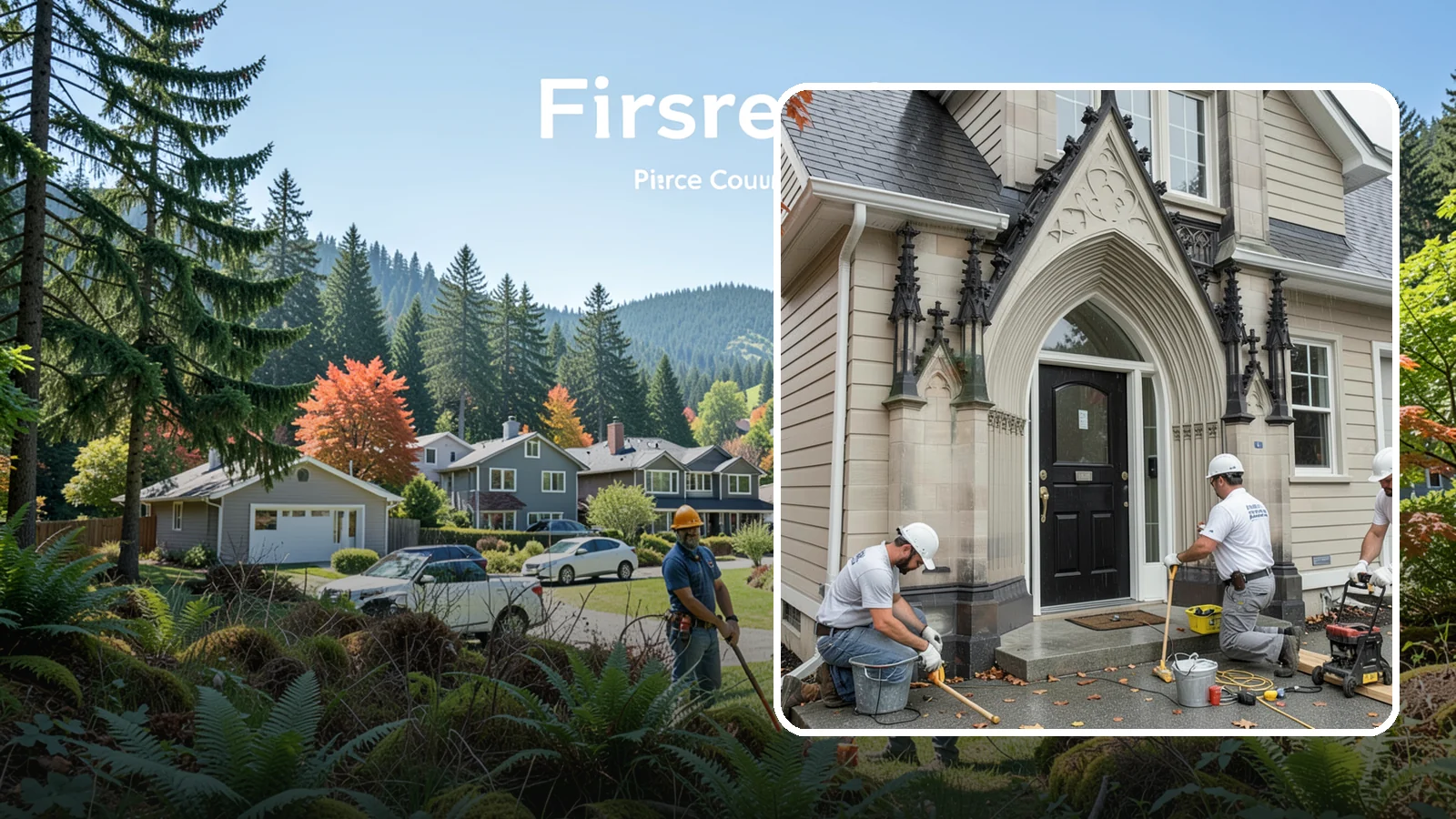 Exterior Door Installation in Fircrest, Pierce County, WA - A new exterior door installed to seal out Western Washington's wind-driven rain while boosting your home's curb appeal and energy...