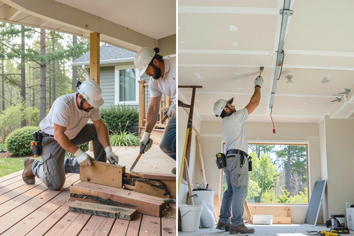 Exterior Door Installation in Granite Falls, Snohomish County, WA - Measure the rough opening and assess the existing framing for moisture or rot