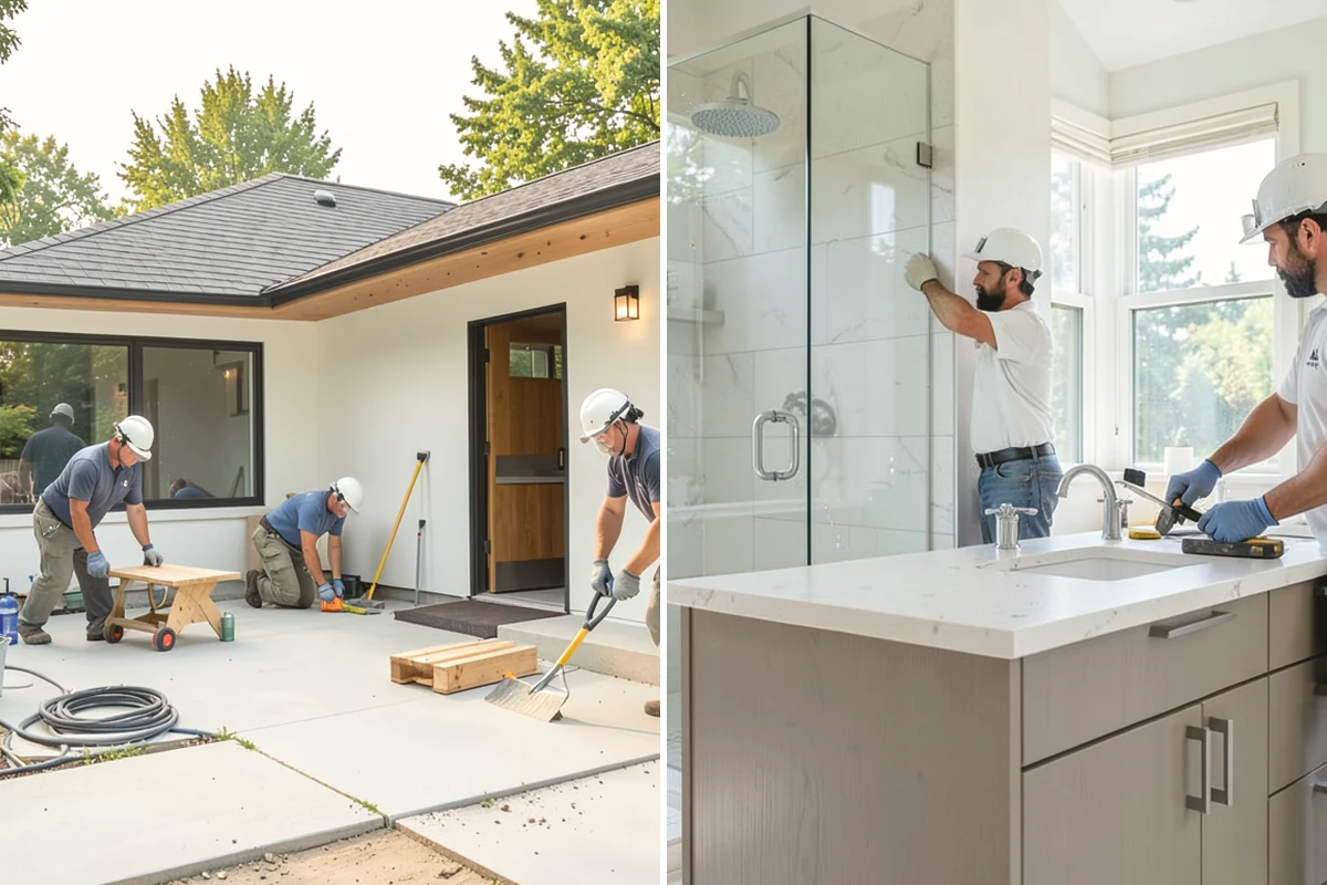 Exterior Door Installation in La Conner, Skagit County, WA - Measure the rough opening and assess the existing framing for moisture or rot