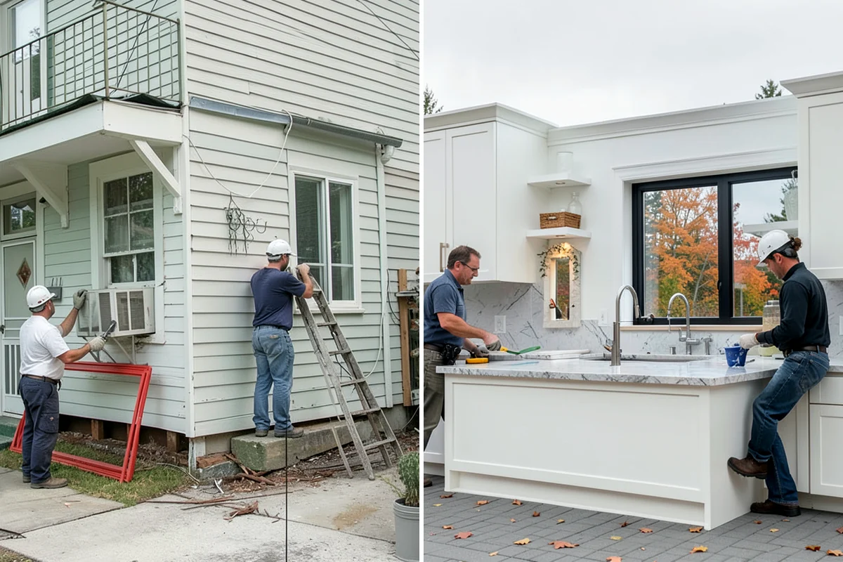 Exterior Door Installation in Lake Forest Park, King County, WA - Measure the rough opening and assess the existing framing for moisture or rot