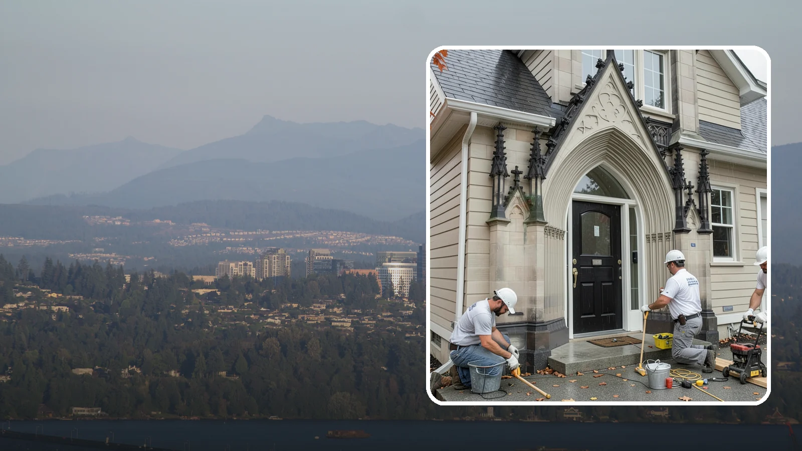 Exterior Door Installation in Medina, King County, WA - A new exterior door installed to seal out Western Washington's wind-driven rain while boosting your home's curb appeal and energy...