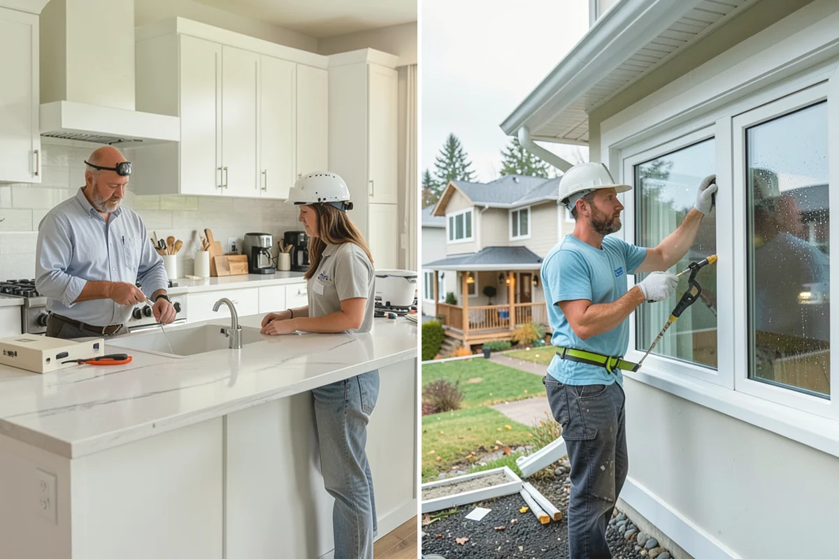 Exterior Door Installation in Monroe, Snohomish County, WA - Measure the rough opening and assess the existing framing for moisture or rot