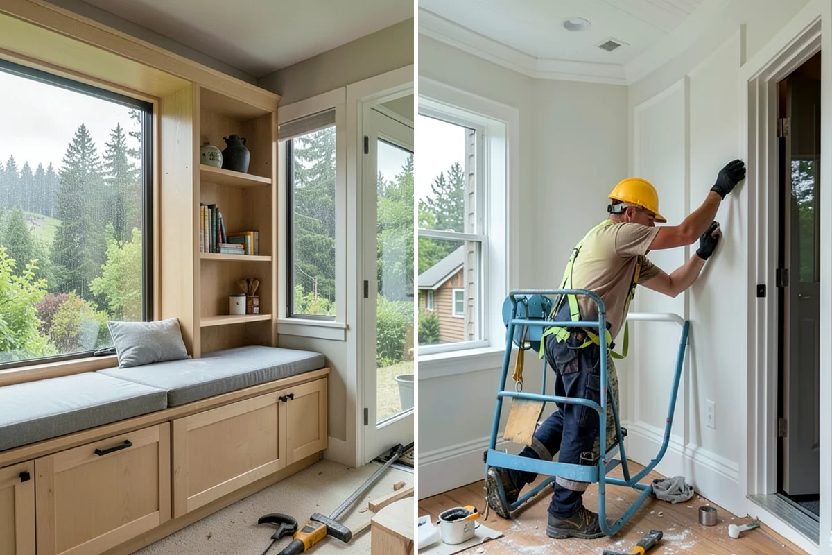 Exterior Door Installation in Pacific, King County, WA - Measure the rough opening and assess the existing framing for moisture or rot