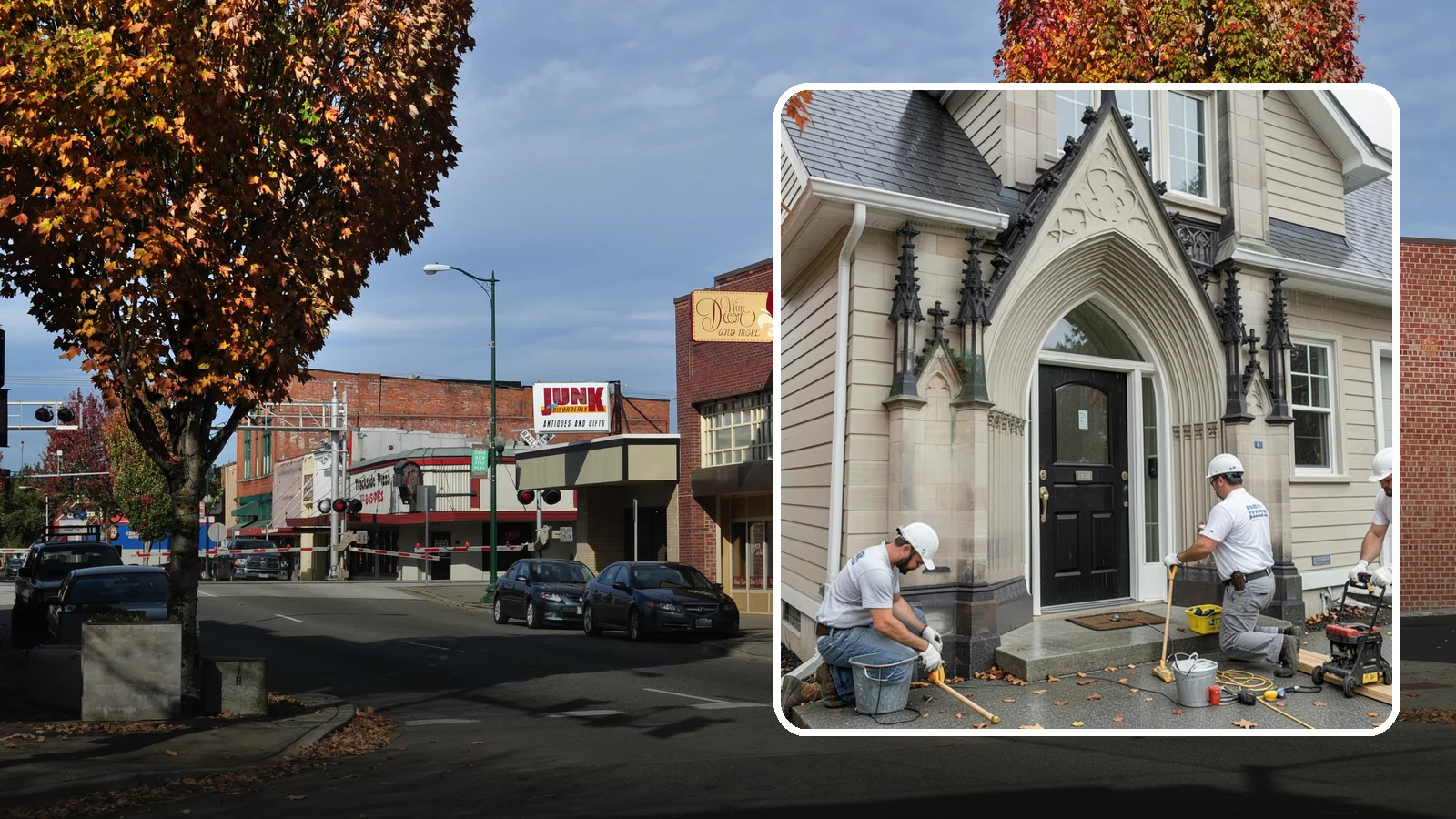 Exterior Door Installation in Puyallup, Pierce County, WA - A new exterior door installed to seal out Western Washington's wind-driven rain while boosting your home's curb appeal and energy...
