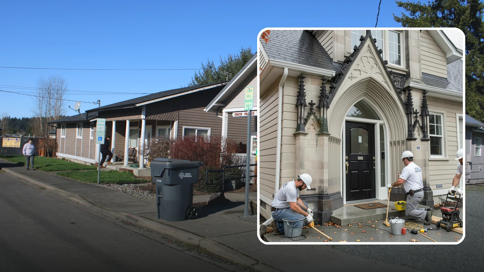 Exterior Door Installation in South Prairie, Pierce County, WA - A new exterior door installed to seal out Western Washington's wind-driven rain while boosting your home's curb appeal and energy...