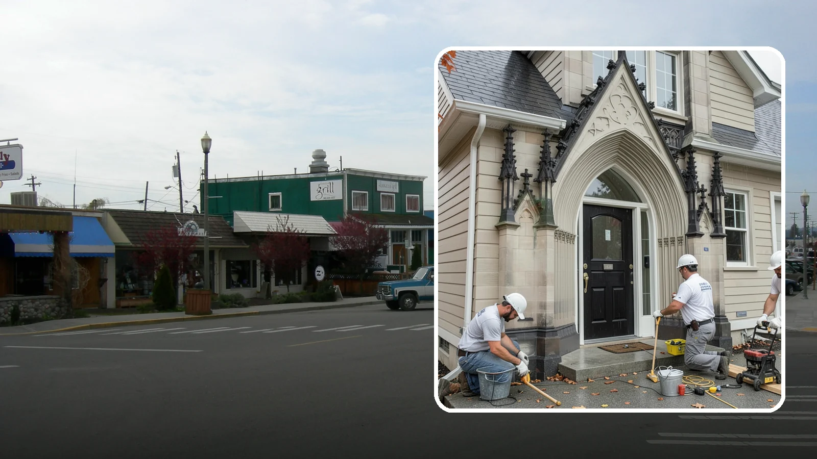 Exterior Door Installation in Stanwood, Snohomish County, WA - A new exterior door installed to seal out Western Washington's wind-driven rain while boosting your home's curb appeal and energy...