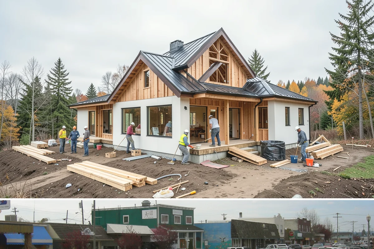 Exterior Door Installation in Stanwood, Snohomish County, WA - Late spring through early fall offers the driest window to open a wall and keep the interior protected, though we can install...