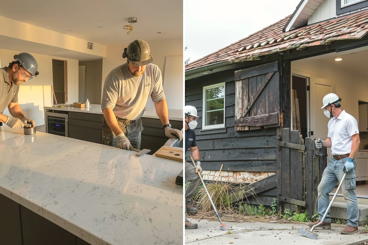 Exterior Door Installation in Steilacoom, Pierce County, WA - Measure the rough opening and assess the existing framing for moisture or rot