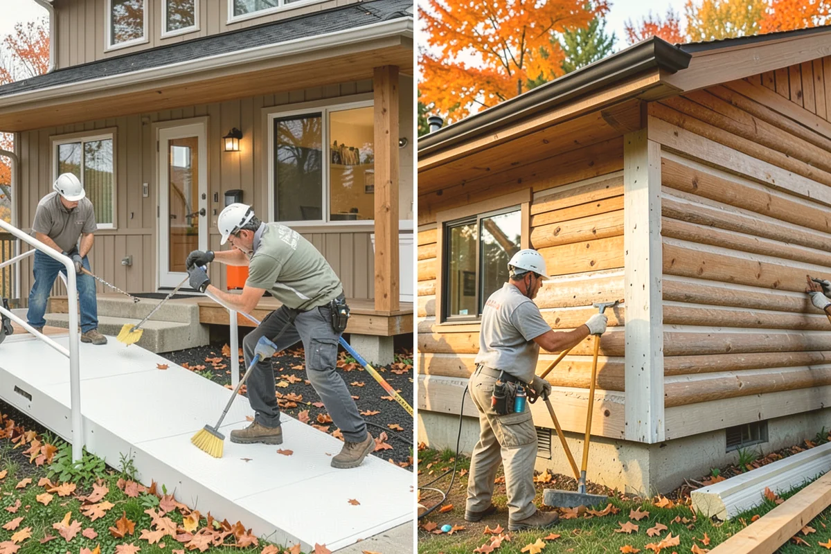 Exterior Foundation Waterproofing in Algona, King County, WA - Excavate along the foundation down to the footing