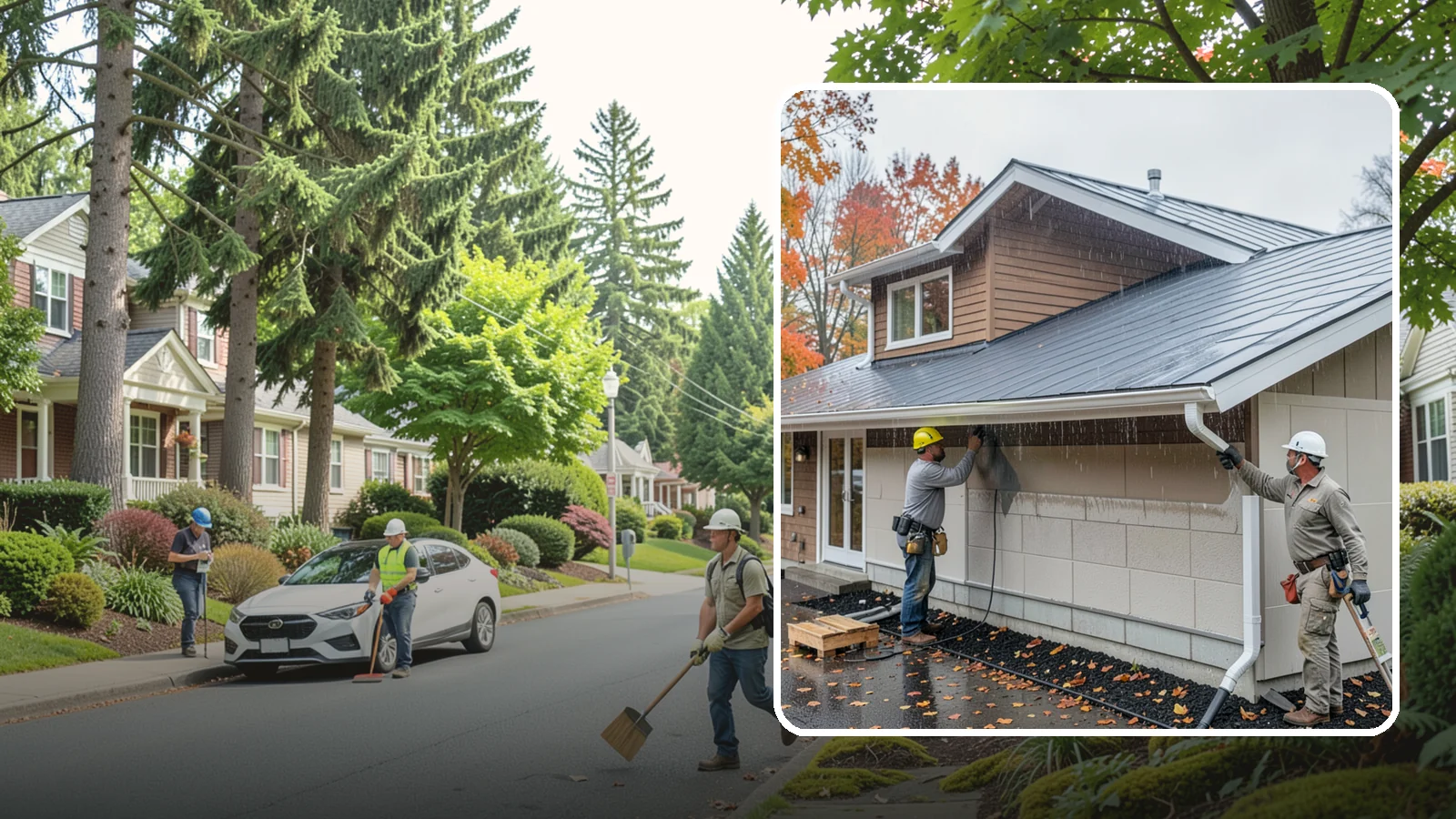 Exterior Foundation Waterproofing in Beaux Arts Village, King County, WA - Applying a protective barrier to the outside face of foundation walls so groundwater never enters.