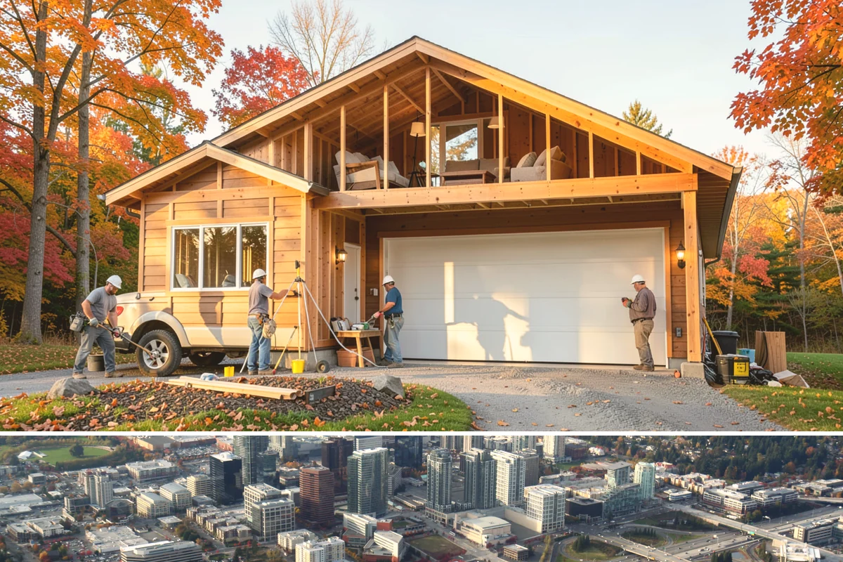 Exterior Foundation Waterproofing in Bellevue, King County, WA - This is best scheduled in summer or early fall when open trenches stay dry and backfill compacts properly before winter rains.