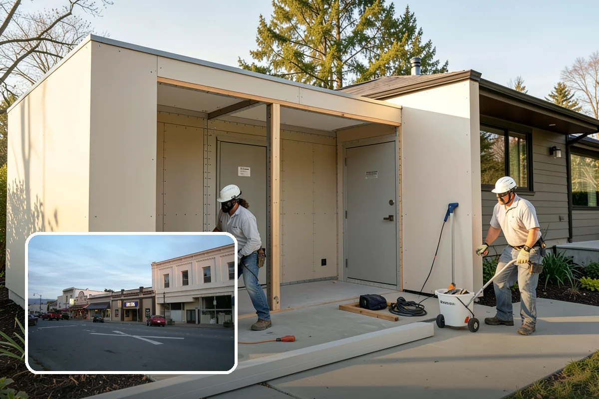 Exterior Foundation Waterproofing in Burlington, Skagit County, WA - Blocks water at the source before it touches the wall