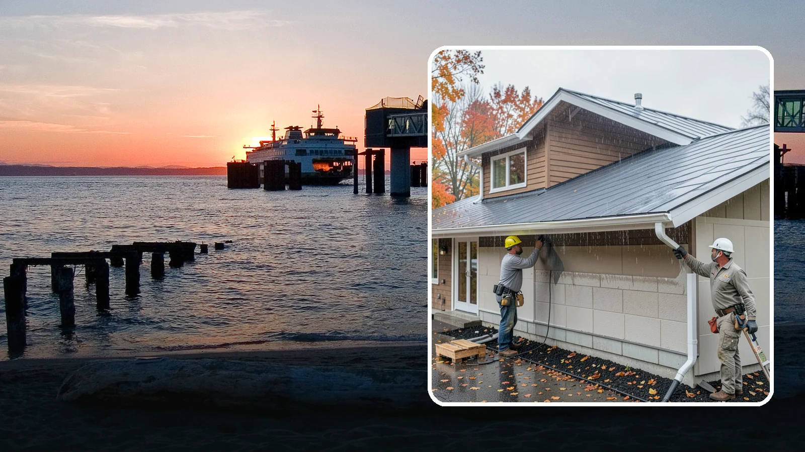 Exterior Foundation Waterproofing in Edmonds, Snohomish County, WA - Applying a protective barrier to the outside face of foundation walls so groundwater never enters.