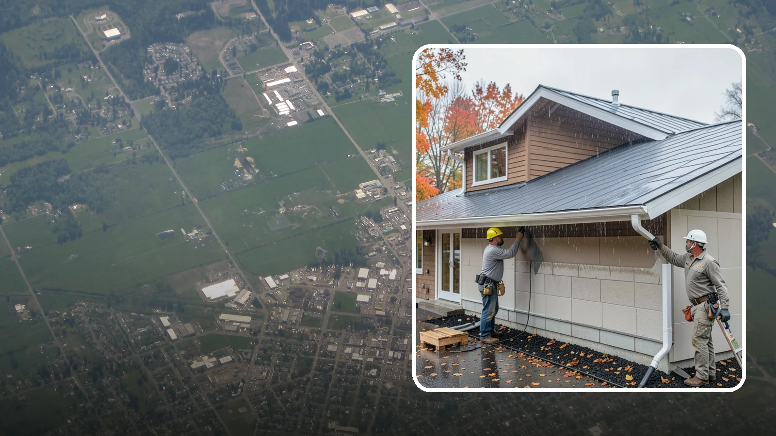 Exterior Foundation Waterproofing in Enumclaw, King County, WA - Applying a protective barrier to the outside face of foundation walls so groundwater never enters.