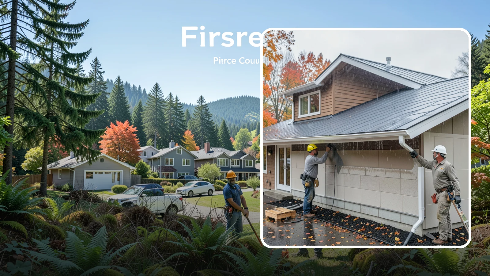 Exterior Foundation Waterproofing in Fircrest, Pierce County, WA - Applying a protective barrier to the outside face of foundation walls so groundwater never enters.