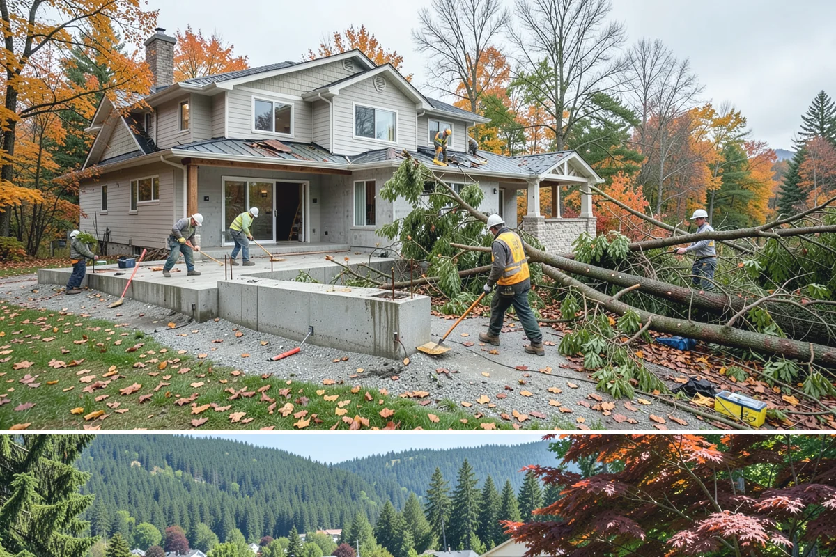 Exterior Foundation Waterproofing in Index, Snohomish County, WA - This is best scheduled in summer or early fall when open trenches stay dry and backfill compacts properly before winter rains.