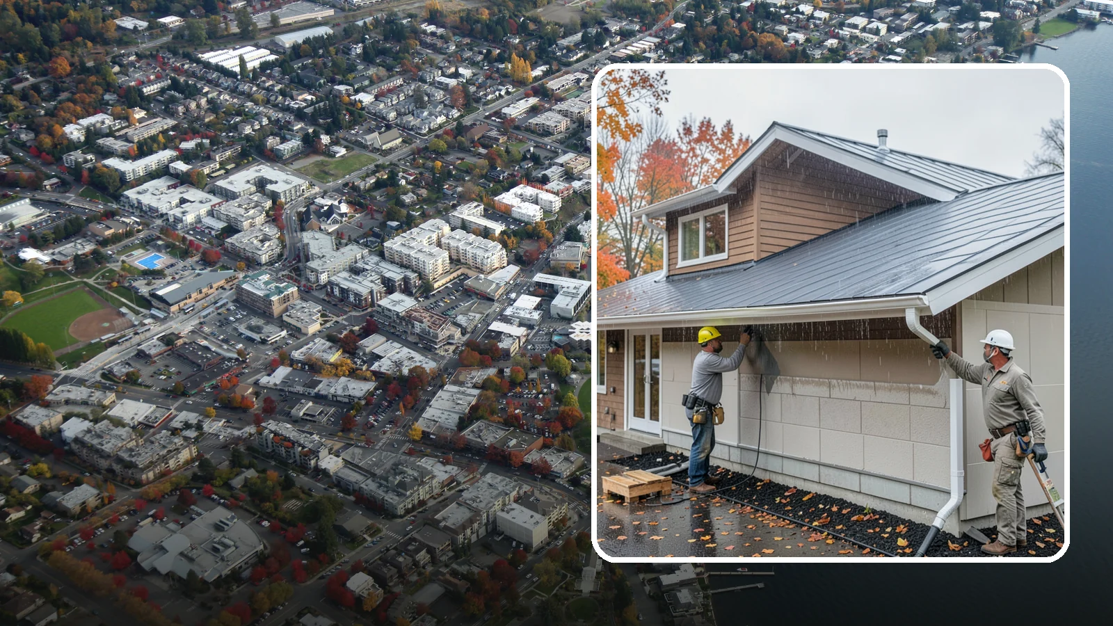 Exterior Foundation Waterproofing in Kirkland, King County, WA - Applying a protective barrier to the outside face of foundation walls so groundwater never enters.