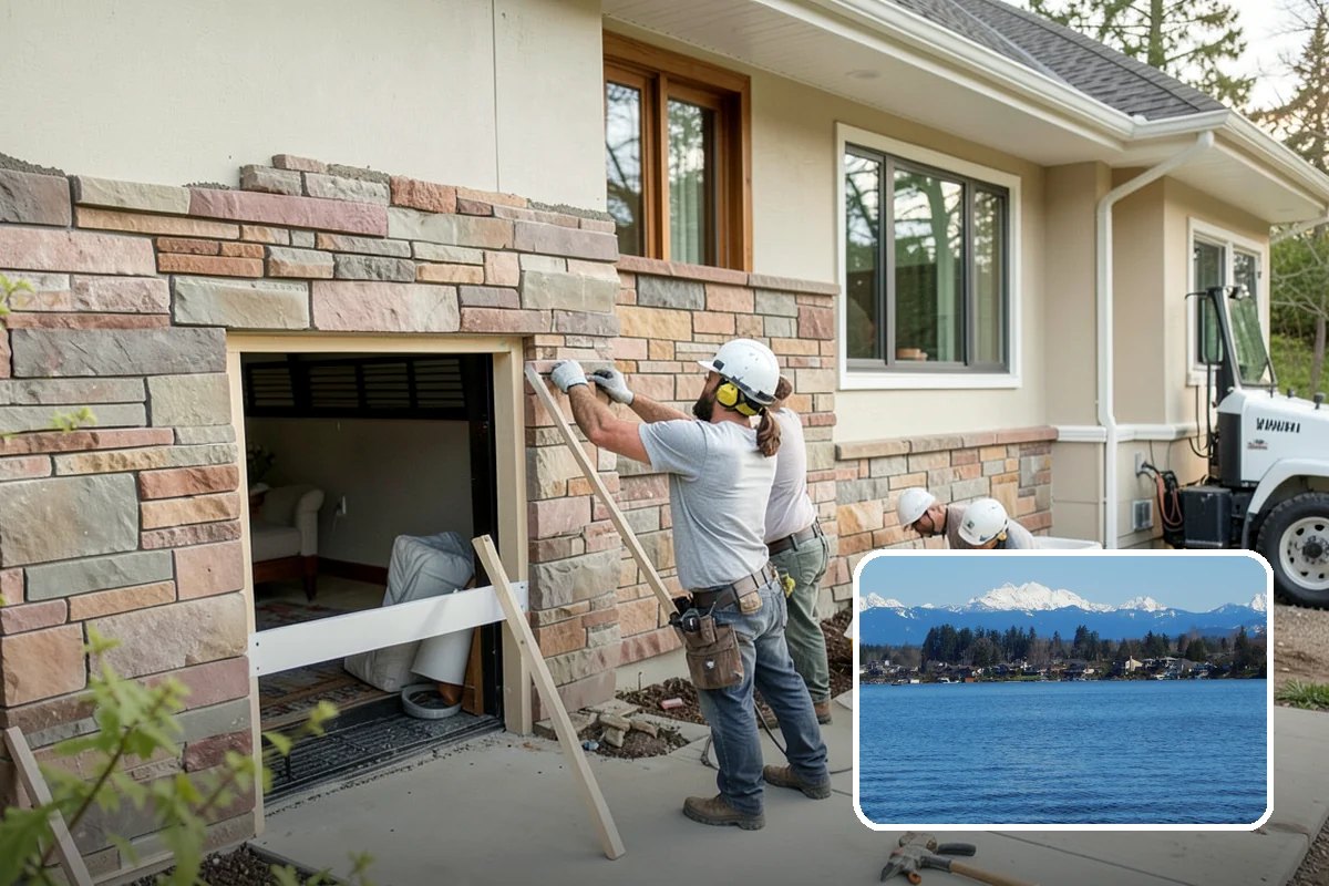 Exterior Foundation Waterproofing in Lake Stevens, Snohomish County, WA - Blocks water at the source before it touches the wall