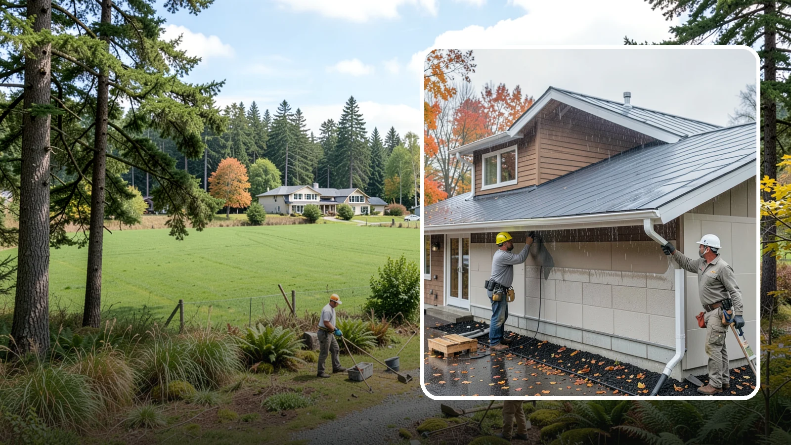 Exterior Foundation Waterproofing in Lyman, Skagit County, WA - Applying a protective barrier to the outside face of foundation walls so groundwater never enters.