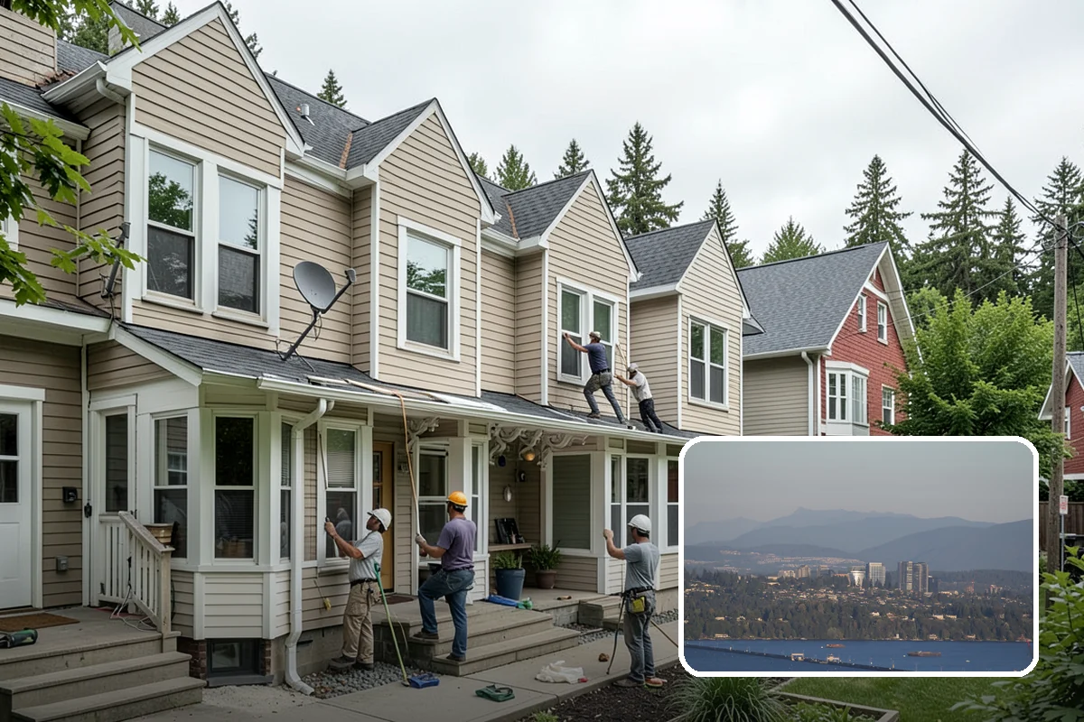 Exterior Foundation Waterproofing in Medina, King County, WA - Blocks water at the source before it touches the wall