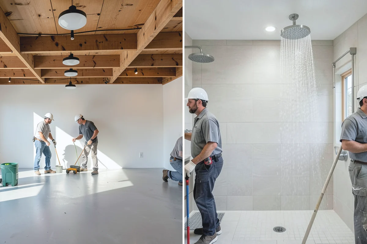 Exterior Foundation Waterproofing in Medina, King County, WA - Excavate along the foundation down to the footing