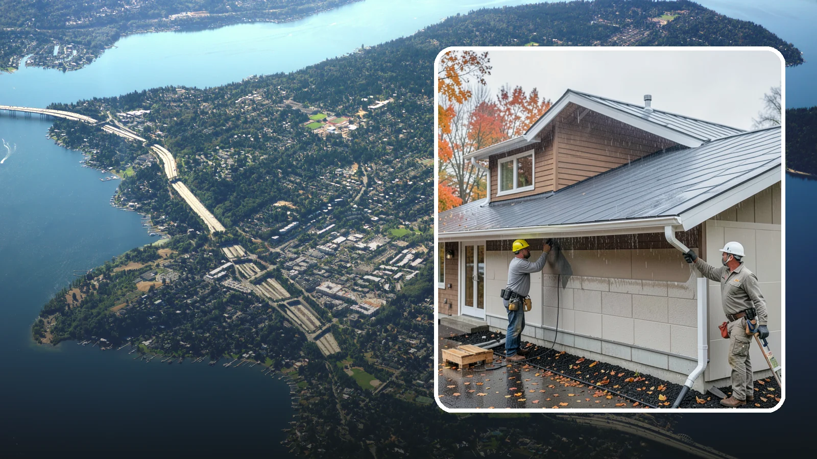 Exterior Foundation Waterproofing in Mercer Island, King County, WA - Applying a protective barrier to the outside face of foundation walls so groundwater never enters.