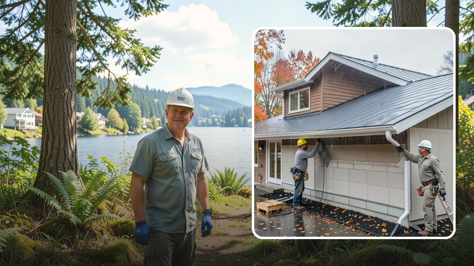 Exterior Foundation Waterproofing in Milton, King County, WA - Applying a protective barrier to the outside face of foundation walls so groundwater never enters.