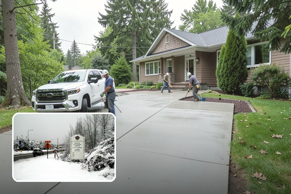 Exterior Foundation Waterproofing in Newcastle, King County, WA - Blocks water at the source before it touches the wall
