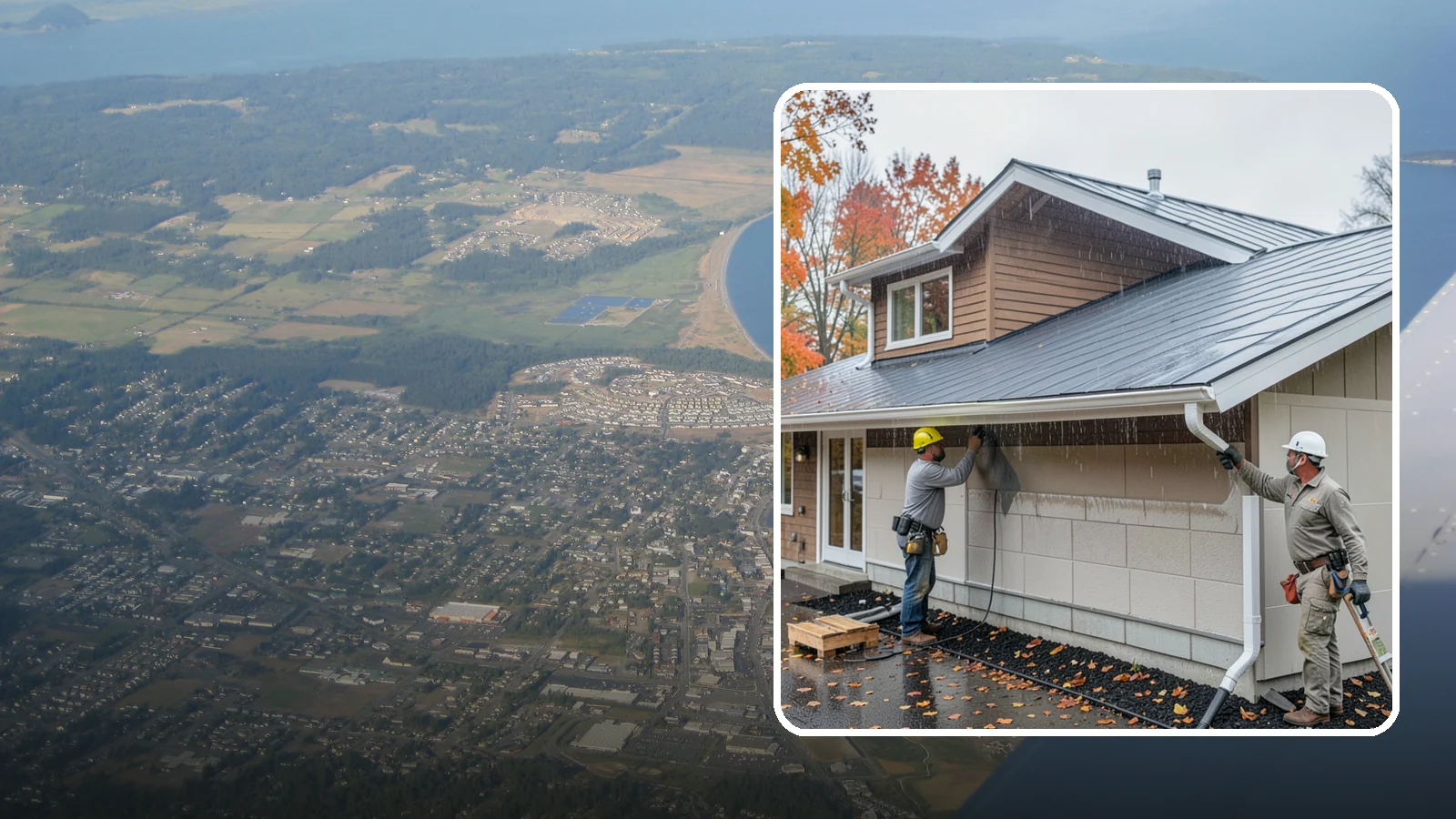 Exterior Foundation Waterproofing in Oak Harbor, Island County, WA - Applying a protective barrier to the outside face of foundation walls so groundwater never enters.