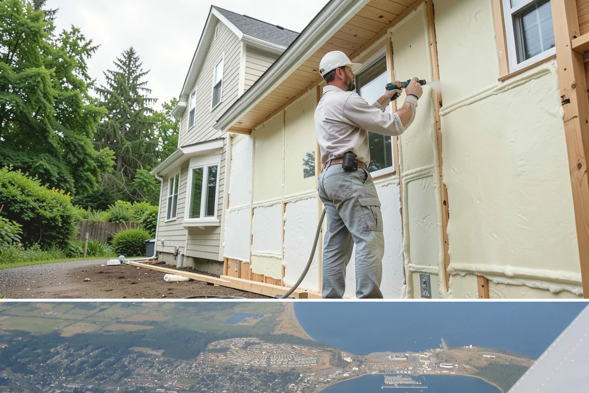 Exterior Foundation Waterproofing in Oak Harbor, Island County, WA - This is best scheduled in summer or early fall when open trenches stay dry and backfill compacts properly before winter rains.
