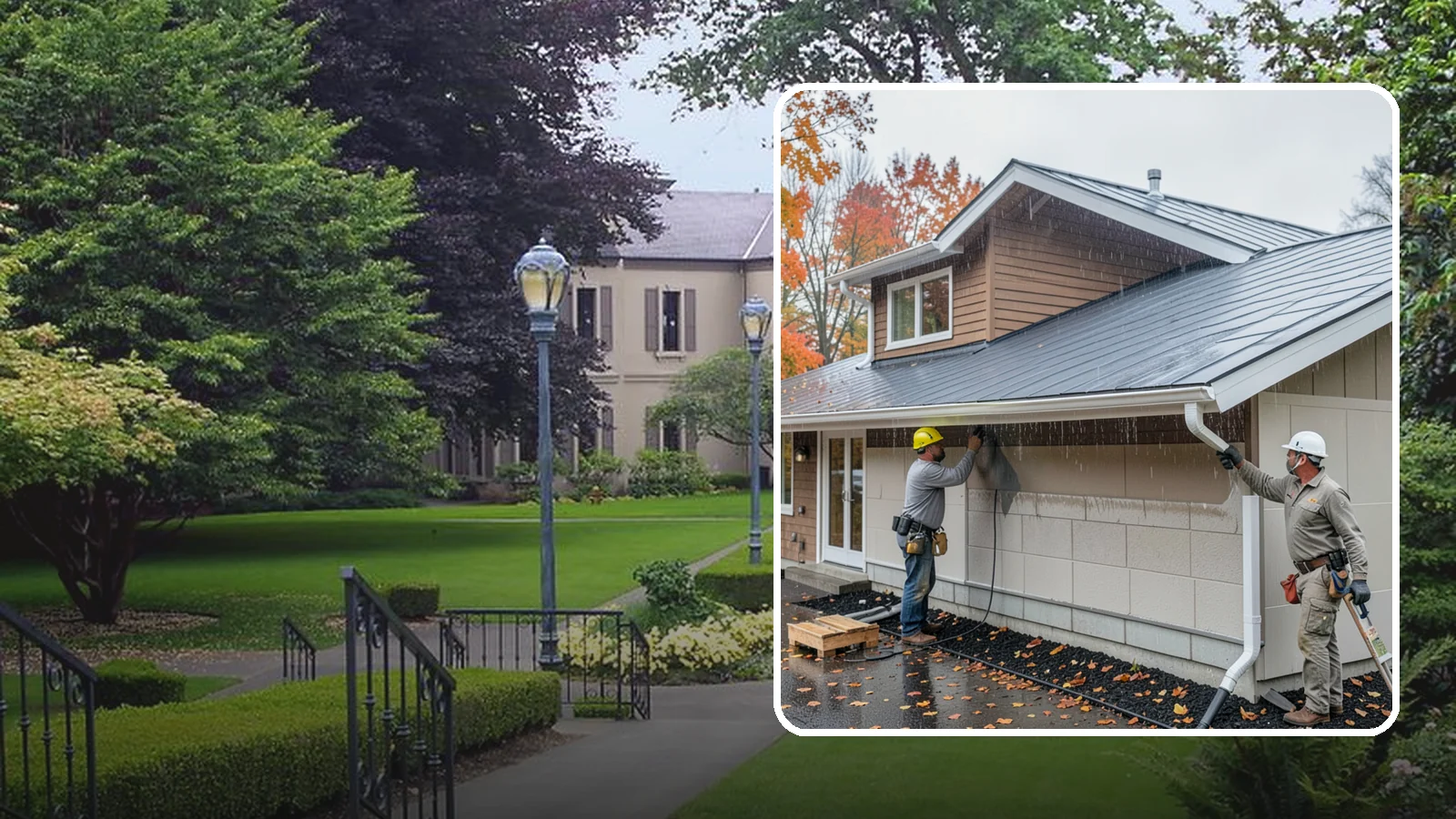 Exterior Foundation Waterproofing in Woodinville, King County, WA - Applying a protective barrier to the outside face of foundation walls so groundwater never enters.