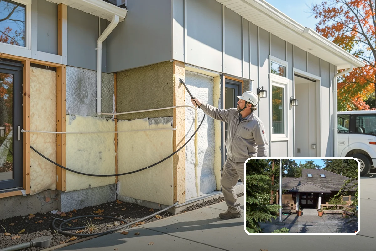 Exterior Foundation Waterproofing in Yarrow Point, King County, WA - Blocks water at the source before it touches the wall