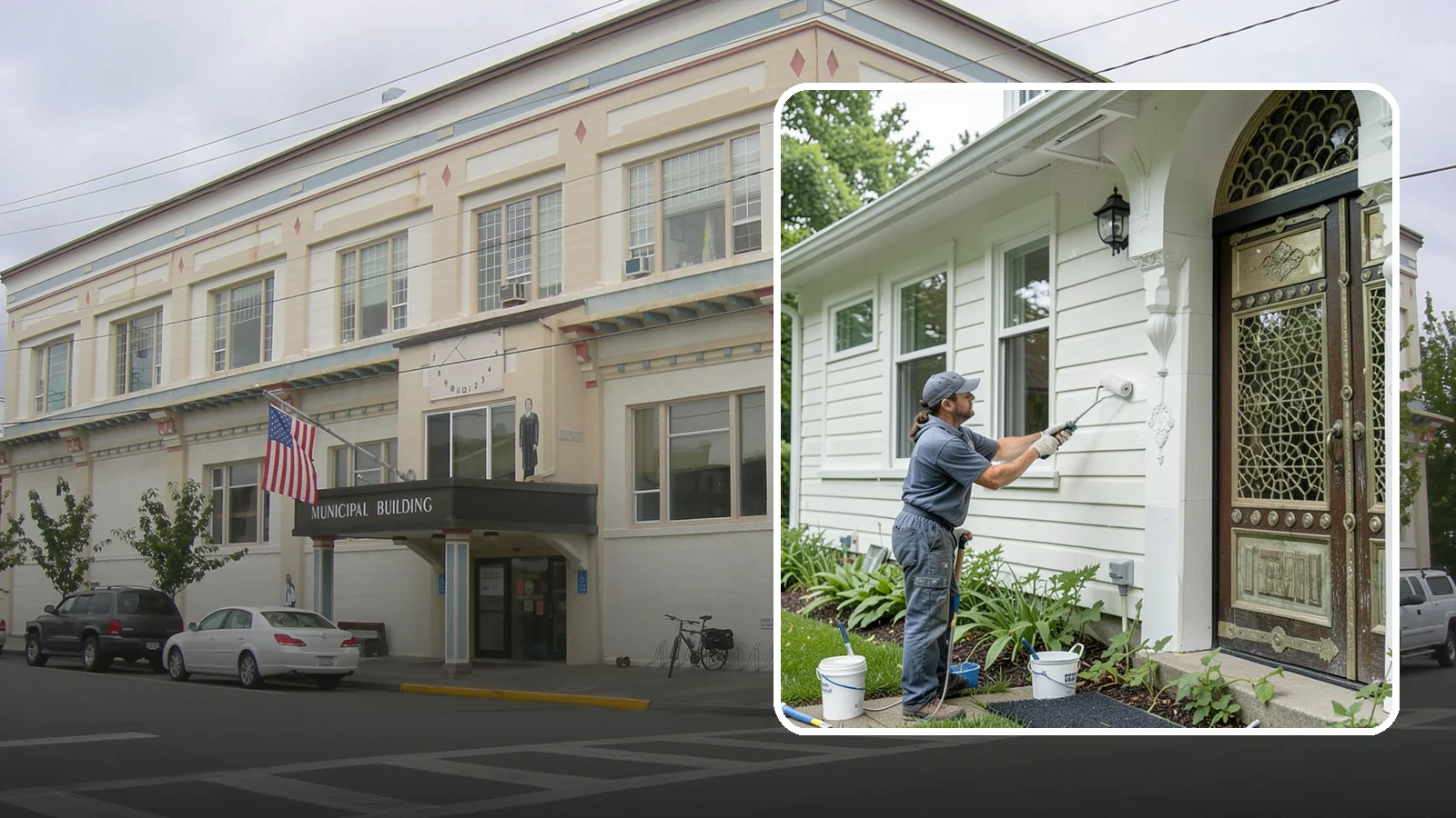 Exterior Painting in Anacortes, Skagit County, WA - Exterior painting protects and renews your home's siding, trim, and eaves against the wet Western Washington climate.