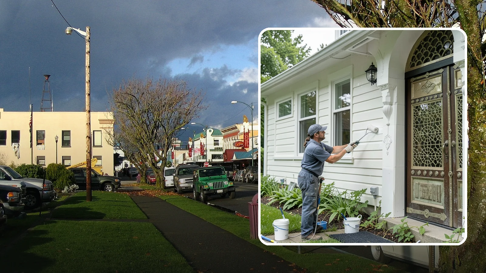 Exterior Painting in Arlington, Snohomish County, WA - Exterior painting protects and renews your home's siding, trim, and eaves against the wet Western Washington climate.